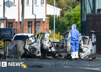 Man charged after explosion at Dunmurry police station