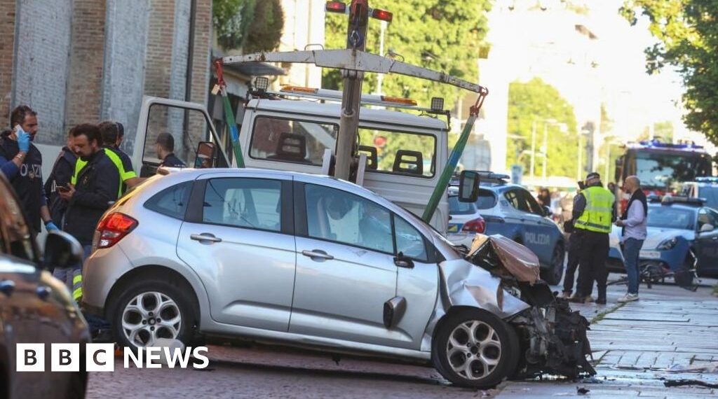 Man drives car into pedestrians in Italy, injuring eight