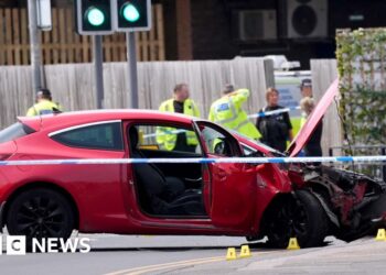 Man in court after car hits five in town centre