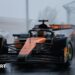 Oscar Piastri during a wet sprint race in Miami in 2025