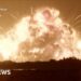 Moment Blue Origin rocket explodes during test in Florida