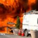 Moment car explodes into massive fireball in NYC