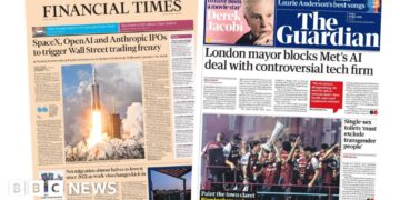 'Net migration almost halves' and 'Paint the town claret'
