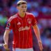 Elliot Anderson in action for Nottingham Forest
