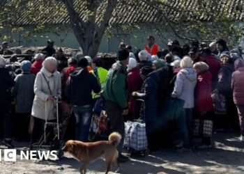 Oleshky the front-line city where Ukrainians are trapped