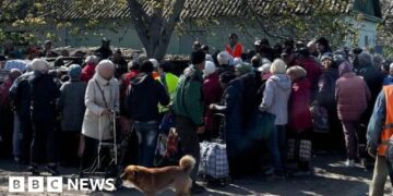 Oleshky the front-line city where Ukrainians are trapped