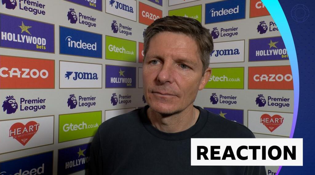 Oliver Glasner is pleased as he tells BBC Sport they played a 'fantastic 60-65 minutes' that ended in a draw.