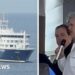 Passengers told virus-hit cruise ship 'not infectious' after first death