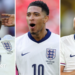 Saka, Bellingham and Kane split pic