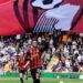 Junior Kroupi celebrates scoring for Bournemouth against Crystal Palace