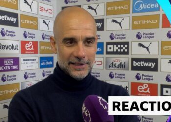Pep Guardiola in post match interview