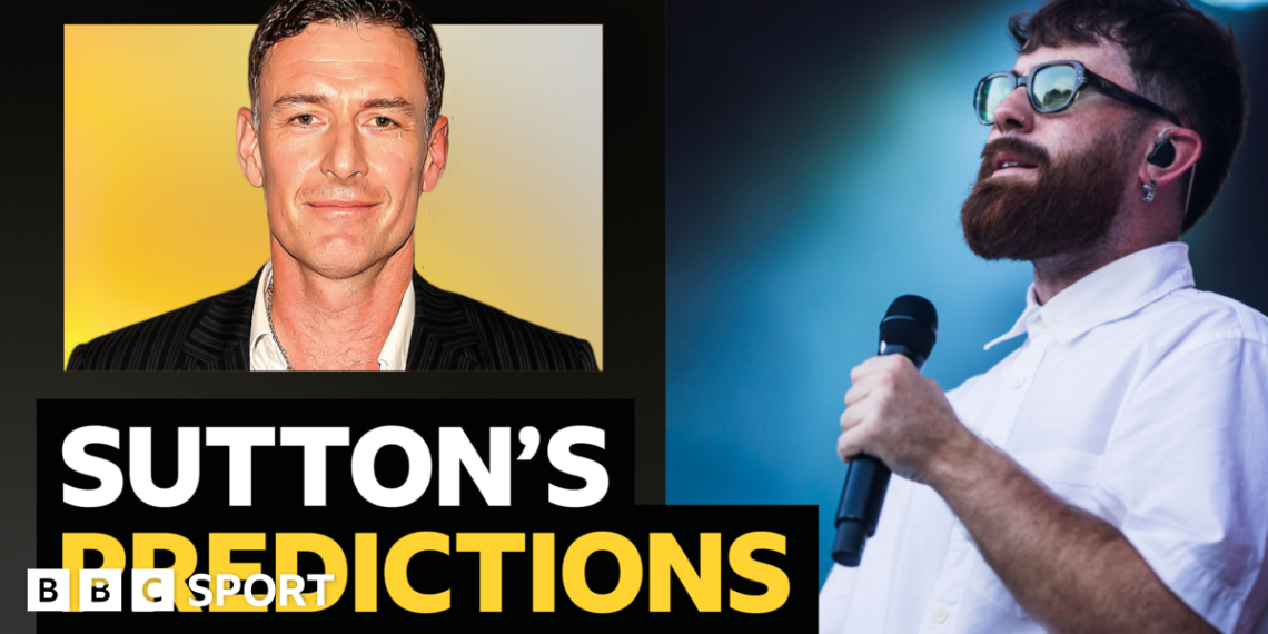 A picture of Chris Sutton with wording next to it that says BBC Sport columnist Chris Sutton