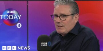 Protests may need to be stopped in some cases, Keir Starmer suggests