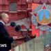 Putin denounces Nato at scaled back Victory Day parade
