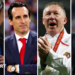 Graphic of Ancelotti, Zidane, Ferguson, Mourinho and Emery