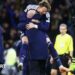 Scotland Head Coach Steve Clarke with Scott McTominay during a World Cup 2026 Qualifier between Scotland and Denmark at Hampden Park, on November 18, 2025