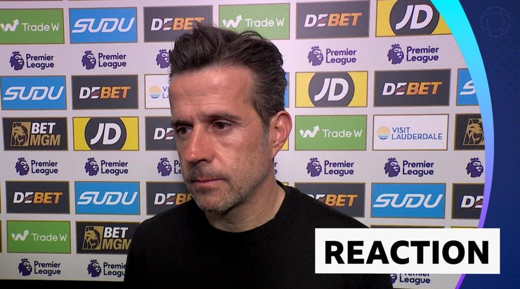 Marco Silva gives BBC Sport a post match interview after Fulhan drew with Wolves 1-1 in the Premiere League