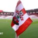 A Southampton corner flag at St Mary's Stadium