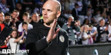 St Mirren interim manager Craig McLeish celebrates survival
