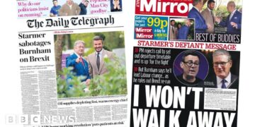 'Starmer sabotages Burnham' and 'Best of buddies'