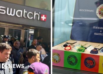 Swatch launch sparks 'chaotic' scenes and store closures