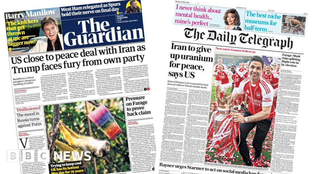 The Papers: 'I don't make bad deals' and 'Now you're Gunner believe us'
