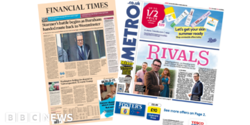 The Papers: 'Starmer's battle begins' and 'Rivals'