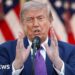 Trump administration unveils $1.7bn fund to compensate his allies as he drops tax lawsuit