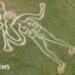 UK's rudest chalk figure gets a glow-up to stop it fading in the rain