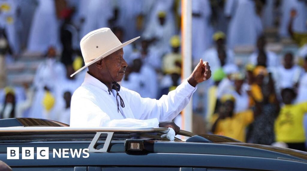 Uganda's president sworn in for record seventh term