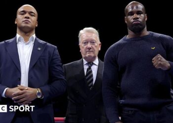 Fabio Wardley faces off with Daniel Dubois