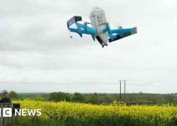 'We had people come just to see it': Amazon delivers its first UK parcels by drone