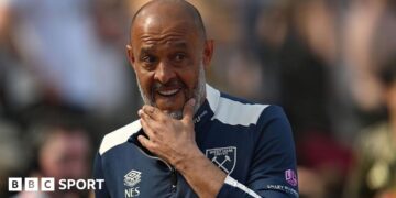 West Ham manager Nuno Espirito Santo