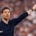 Then Real Madrid manager Xabi Alonso pointing on the touchline