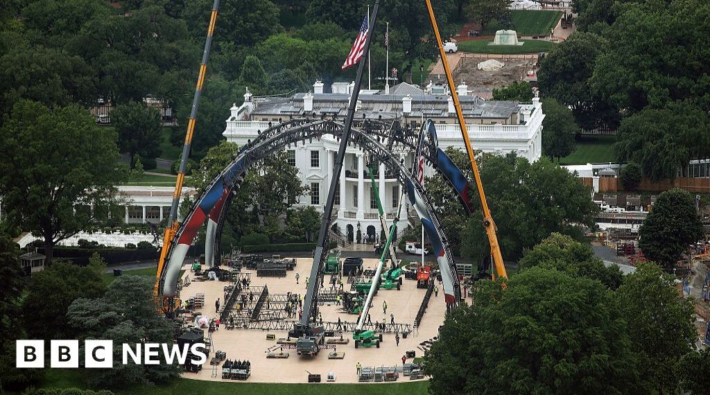 White House erects UFC cage ahead of 250th anniversary celebration