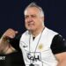 Roberto de Zerbi slumps to his knees during Tottenham Hotspur's draw at home to Leeds United