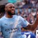 Antoine Semenyo scores for Manchester City after an assist from Erling Haaland in the FA Cup final against Chelsea.
