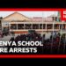 Kenya school fire: Eight students arrested after suspected deadly arson attack | BBC News