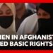 Women in Afghanistan erased from public life under Taliban regime | BBC News