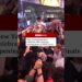 New York Knicks fans celebrate after winning opening game of NBA Finals. #BBCNews