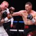 Chris Billam-Smith and Ryan Rozicki trade blows in the ring