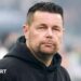 Pierre Sage pictured on the touchline with Lens