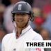 Ben Stokes reacts to being bowled