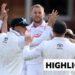 Gus Atkinson celebrates a wicket with his team-mates