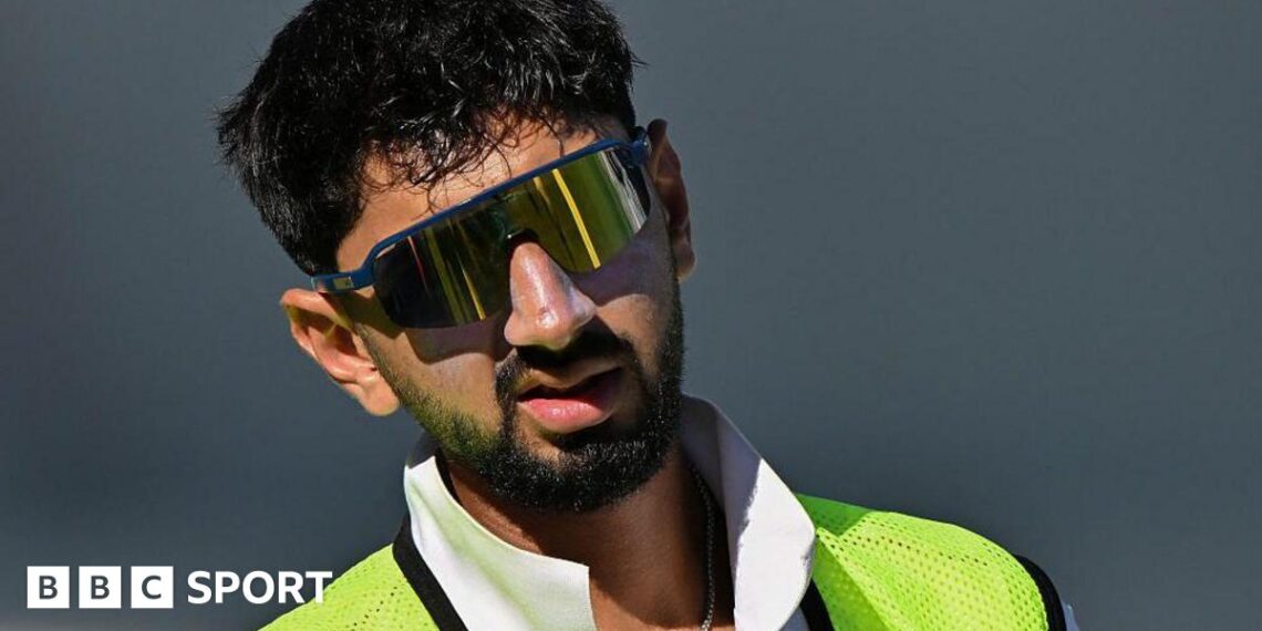 England spin bowler Shoaib Bashir