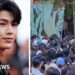 Fans break glass door trying to see TV star