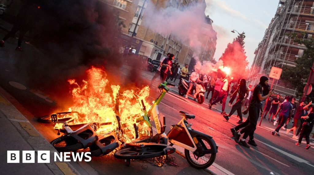 Hundreds arrested and dozens of police injured after Champions League riots in France