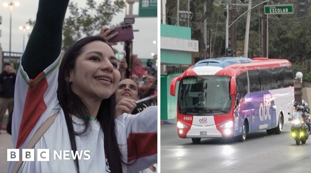 Iran's World Cup team arrives in Mexico amid US visa row