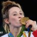 Jade Jones kisses Olympic taekwondo gold medal