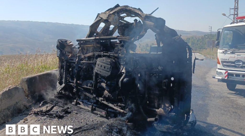 Lebanon says three soldiers killed in Israeli attack on car